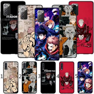 เคสโทรศัพท์มือถือ ลายดาว สําหรับ Samsung Galaxy A6 A8 A9 Plus Star Pro A03 Core A03S A10 A11 M11 230411 เคสโทรศัพท์มือถือแบบนิ่ม ลายอะนิเมะ Jujutsu Kaisen Yuji Itadori สีดํา