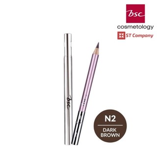 ดินสอเขียนคิ้ว N2 น้ำตาลเข้ม บีเอสซี BSC EYE BROW PENCIL N2 DARK bm BROWN