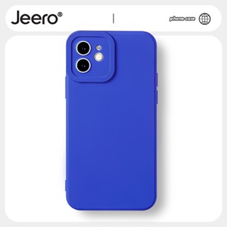 JEERO เคสไอโฟน เคสซิลิโคนนุ่มกันกระแทก เคสโทรศัพท์ Compatible for iPhone 14 13 12 11 Pro Max SE 2020 X XR XS 8 7 ip 6S 6 Plus