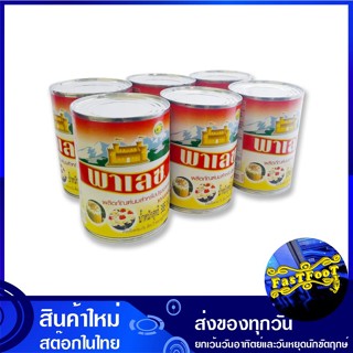 ผลิตภัณฑ์สำหรับปรุงอาหารและเบเกอรี่ 385 กรัม (6กระป๋อง) พาเลซ Palace Evaporated Milk ครีมเทียม ครีมเทียมข้น ครีมเทียมข้น