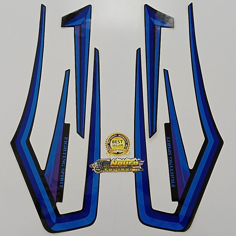 Striping Yamaha RX king 2001 rxking blue list motor body ครบชุดคุณภาพ