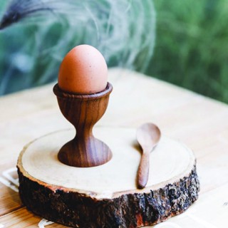 CHABATREE - EGG CUP (CU003) ถ้วยวางไข่ - ไม้สัก