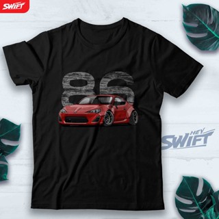 [COD]เสื้อยืด พิมพ์ลาย Toyota 86 GT86 GT 86 RED JDM DISTROS-5XL