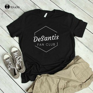 เสื้อเด็กหญิง ใหม่รอน Desantis แฟนคลับเสื้อยืด Unisex ของขวัญสําหรับผู้ชายผู้หญิงขนาด S-3Xl เสื้อทีเชิ้ต Cotten Unisex