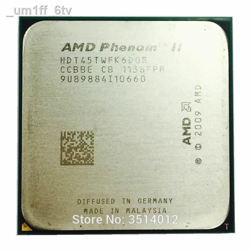 ▪∈️ AMD Phenom II X6 1035T 1045T 1055T 1065T 1075T 1090T 1100T Six-Core CPU Processor Socket AM3 938-Pin #8