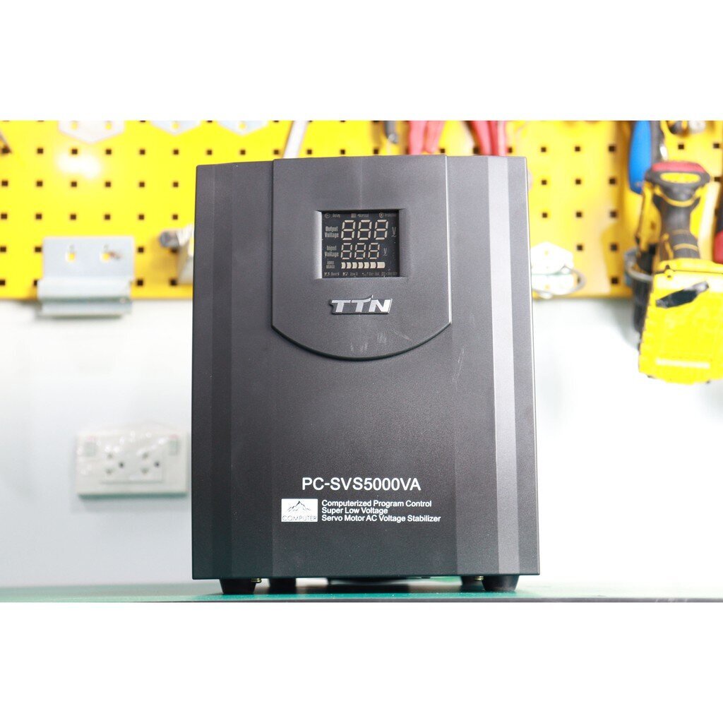 เครื่องปรับแรงดันไฟอัตโนมัติ,เครื่องกันไฟตก ไฟกระชาก รุ่น SVS-5000VA ประกันสินค้า 1 ปี