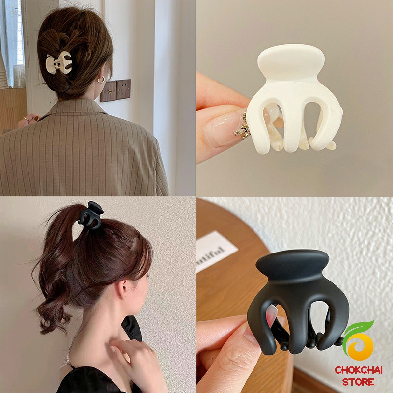 Chok กิ๊ฟติดผมยกหางม้า ยกผมสูง เสริมวอลลุ่มสไตล์เกาหลี 5 cm 3.5 cm เสริมหัวทุย น่ารักมาก Hair Clips - รูปที่ 3