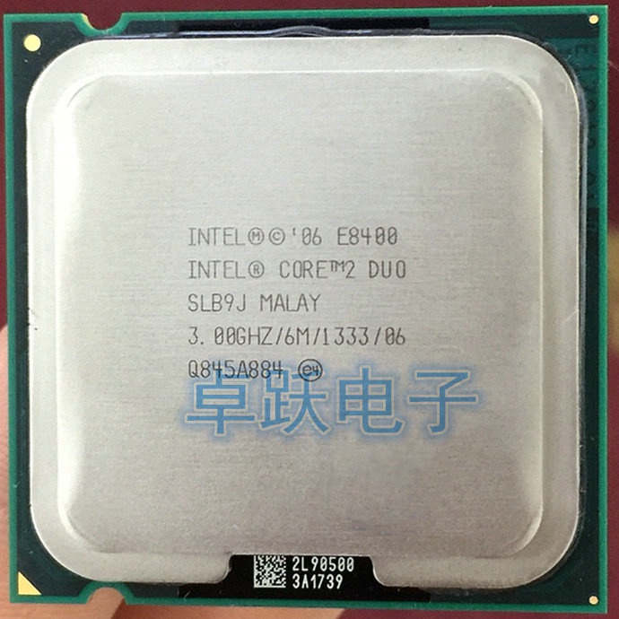 Origianl Intel Core 2 Duo E8400 โปรเซสเซอร์ CPU (3.0Ghz/ 6M /1333GHz) ซ็อกเก็ต 775