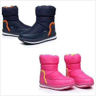 ((กันน้ำซึมพร้อมลุยหิมะ))รองเท้าบูทกันหนาว  Snow Boots  ด้านในบุผ้าขนนิ่มๆ (Size 26-32)