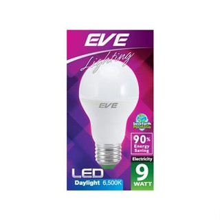 หลอดไฟ LED EVE A60 9 วัตด์ DAYLIGHT