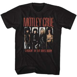 T-shirt  เสื้อยืด ลาย Motley Crue Boys Room สีดํา สําหรับผู้ใหญ่S-5XL