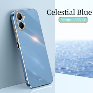 เคสโทรศัพท์ซิลิโคน แบบนิ่ม กันกระแทก ป้องกันเลนส์กล้อง สําหรับ realme C55 10 Pro C33 2022 5G 4G