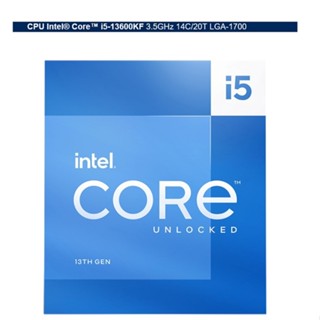 Intel CPU Core i5-13600KF 3.5 GHz 14C/20T LGA-1700 (รับประกัน3ปี)