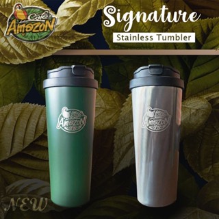 แก้วสแตนเลสอเมซอน ซิกเนเจอร์ Signature Stainless Tumbler แก้วพรีเมี่ยมอเมซอน 22ออนซ์ ของแท้จากช้อป ❗️