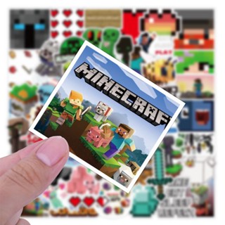 ✨พร้อมส่ง✨ มายคราฟ Minecraft meta game sticker สติกเกอร์กันน้ำรูปแบบที่แตกต่างกัน my world สเก็ตบอร์ด