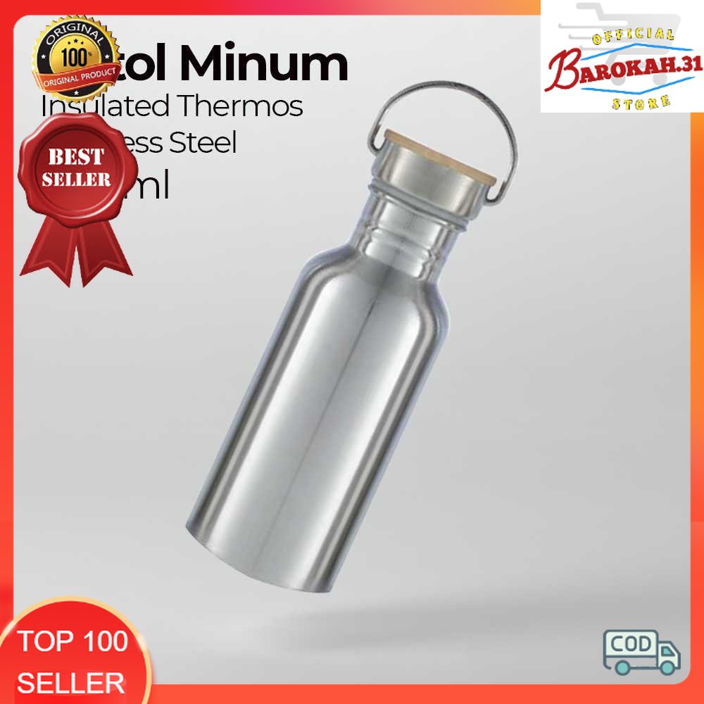 Momentum ขวดน้ําสเตนเลส มีฉนวนกันความร้อน ขนาด 500 มล. - YM006
