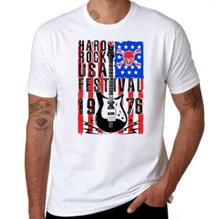 เสื้อผ้าผชLsmtx1 เสื้อยืด ผ้าฝ้าย พิมพ์ลาย Hard Rock Festival พลัสไซซ์ สําหรับผู้ชายS-5XL