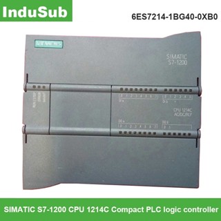 ตัวควบคุมลอจิกอัตโนมัติ 6ES7214-1bg40-0XB0 plc SIMATIC S7-1200 CPU 1214C 1bg40 plc