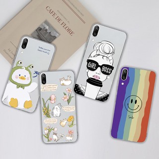 เคสโทรศัพท์มือถือ ซิลิโคนนิ่ม TPU ใส สําหรับ Huawei Y7 Pro 2019 Y7 2019 Y 7 Y7pro Y7 Pro 2019