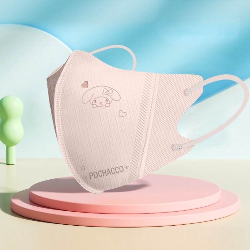 หน้ากากอนามัย 3D ป้องกัน 4 ชั้น ลายการ์ตูนน่ารัก กันแพ้ 3D แบบใช้แล้วทิ้ง สําหรับผู้ใหญ่ 50 ชิ้น - รูปที่ 4
