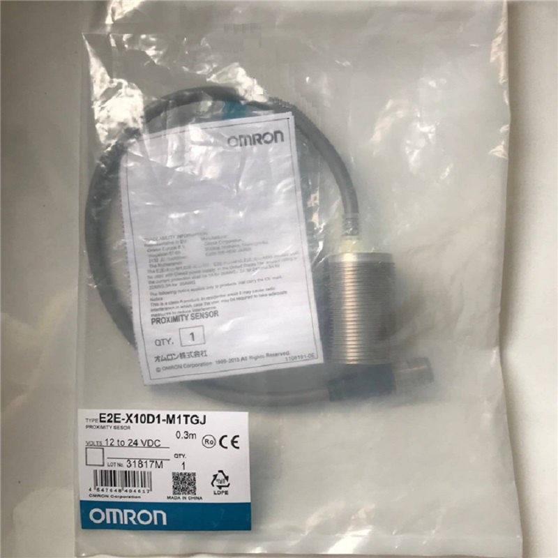 YY เซ็นเซอร์ Omron Proximity Sensor E2E-X10D1-M1TGJ-UZ 0.3M E2E-X10D2-M1TGJ-UZ 0.3M E2E-X10D1TGJ-M