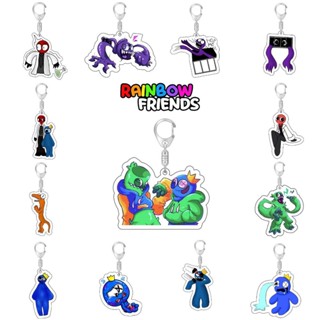 New Roblox Rainbow Friends Acrylic Keychain Double Sided Print Bag Pendant Kids Gift