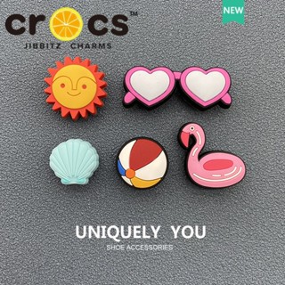 jibbitz crocs charms แท้ ตัวติดรองเท้า   จี้รูปดอกไม้ สําหรับตกแต่งรองเท้า crocs DIY