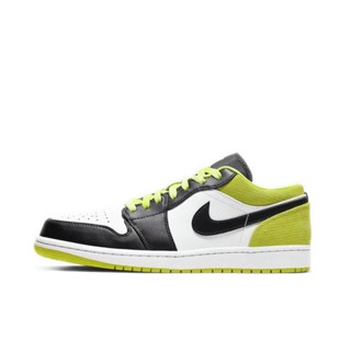 การส่งเสริม แท้จริง NIKE Air Jordan 1 Low"Cyber Green" ของแท้  เตรียมจัดส่ง