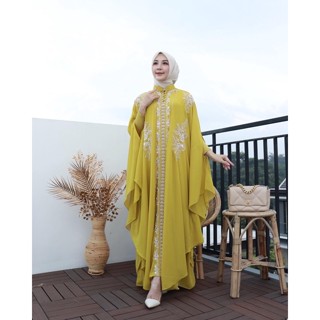 ---- Kaftan GAMIS ALINNA FREE INER - KAFTAN ล่าสุด - เสื้อผ้างานเลี้ยงล่าสุด - LEBARAN