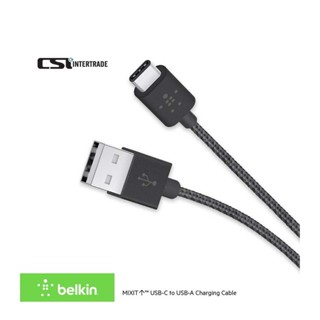 Belkin สายชาร์จโทรศัพท์ รุ่น BELKIN MIXIT 4-Foot USB-C to USB-A Charging Cable - F2CU060bt04