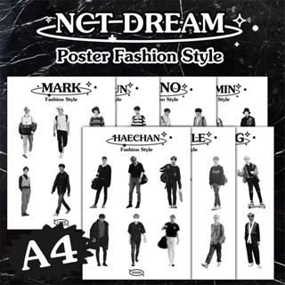 (ลงใหม่)🔮Poster Fashion nctdream🔮 โปสเตอร์ภาพขนาด A4 ❌สั่งขั้นต่ำ 2 ชิ้น ❌