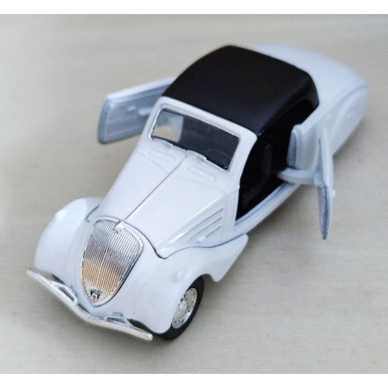 โมเดลรถ 1938 Peugeot 402 โมเดลรถเหล็ก ไม่มีกล่อง Old Timer Automobile Vintage Collection