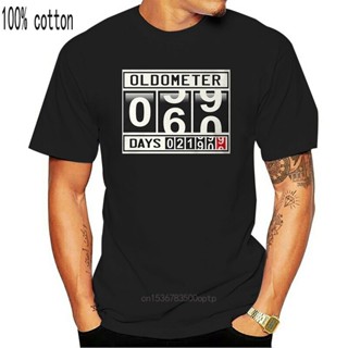 ขายดี เสื้อยืดลําลอง แขนสั้น พิมพ์ลาย Oldometer 60Th Birthday Gag Novelty ของขวัญแฟชั่น สําหรับผู้ชาย 2022 032289