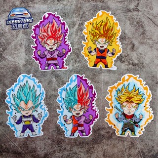 ℗สติ๊กเกอร์ติดรถ อะนิเมะ การ์ตูน ดราก้อนบอล Monkey King Vegeta nanx saiyan สติ๊กเกอร์สะท้อนแสง ปวดรถ สติ๊กเกอร์