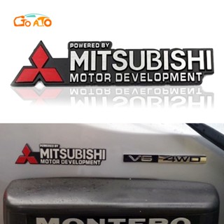 GTIOATO โลโก้ MITSUBISHI ตราสัญลักษณ์ โลโก้ติดรถยนต์ สติ๊กเกอร์โลโก้รถ โลโก้รถ Logo โลโก้ โลโก้ติดรถยนต์สําหรับ อลูมิเนียมอัลลอย อุปกรณ์แต่งรถยนต์ ตกแต่งรถยนต์