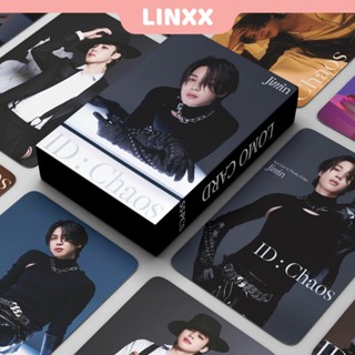 Linxx โปสการ์ด อัลบั้มรูปศิลปินเกาหลี JIMIN ID: Chaos Album Lomo 55 ชิ้น