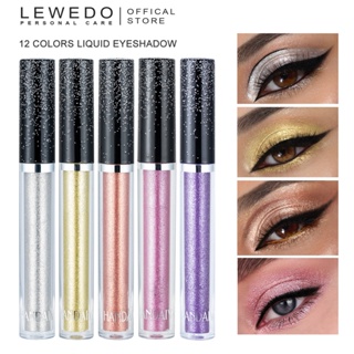 Lewedo อายแชโดว์ เนื้อลิขวิด ประกายมุก 12 สี