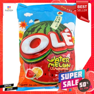 โอเล่ ลูกอม กลิ่นแตงโมเลมอนเนต 100 เม็ดOle Watermelon Lemonade Flavor Candy 100pcs