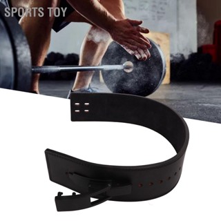 Sports Toy Men Fitness Belt Cowhide Weightlifting Power Adjustable Bodybuilding Waist Protector Black