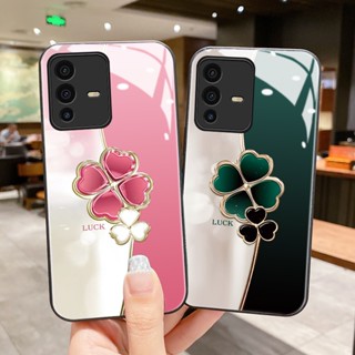 เคสกระจกนิรภัย ลาย DMY Lucky สําหรับ Vivo V23e 5G V25e V27 V23 V25 V21e V21 V20 Pro V20se V19 V17 Pro V15 Pro V11 V11i