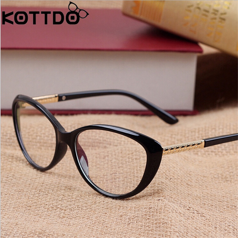 Kottdo Retro Cat Eye Glasses Frame Optical Glasses Prescription Glasses