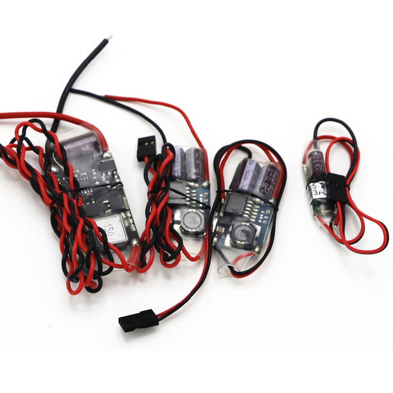 Rc UBEC 3A 5A 7A 15A ป้องกันเต็มรูปแบบ RF BEC ป้องกันการติดขัด สําหรับโดรน เรือ รถ เฮลิคอปเตอร์บังคับ