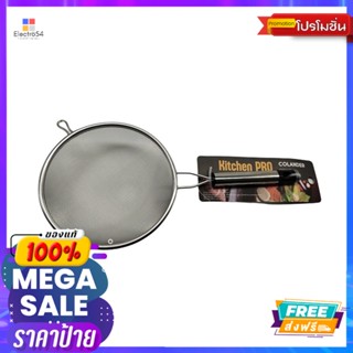 กระชอนตาถี่ ด้ามสแตนเลส 16 ซม.STAINLESS COLANDER 16 CM.