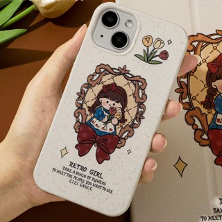 เคสโทรศัพท์มือถือ ซิลิโคน กันกระแทก ลายน่ารัก ย่อยสลายได้ สําหรับ Iphone 14promax 13 12 11 xs