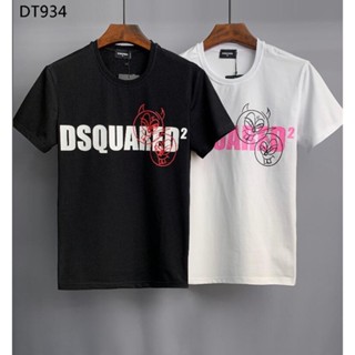 เสื้อยืดผู้หญิง 2022 fashion kuromi y2k stich Dsquared2 mens premium cotton printed short sleeve tee DT934