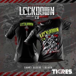เสื้อยืดผ้าฝ้ายพิมพ์ลายแฟชั่น เสื้อยืด JERSEY MICROFIBER LOCKDOWN 2.0