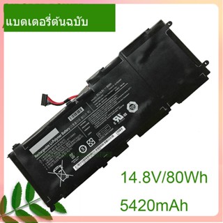 แท้จริง แบตเตอรี่โน้ตบุ๊ค AA-PBZN8NP 14.8V/80Wh/5420mAh For NP-700 700z 1588-3366 P42GL5-01-N01 NP700Z5B Series Notebook