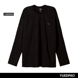 Yuedpao เสื้อสเวตเตอร์ไหล่ตก สไตล์เกาหลี ผ้าหนานุ่ม ทรงสวย รับประกันไม่ย้วย 2 ปี Signature Korea สี Black