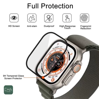 ฟิล์ม กระจกนิรภัย 3D ลงโค้ง A watch S10 film iwatch Series 11 10 9 8 7 6 SE /5 4 / 3 / 2 / 1 ฟิล์มสําหรับแอปเปิ้ลวอช