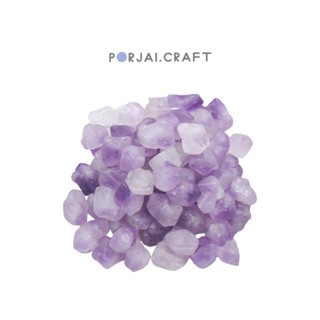 Amethyst free form beads ลูกปัดอเมทิสต์ 20cm